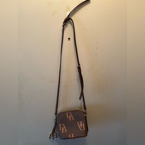 Dooney & Bourke Brown and Tan Crossbody Bag